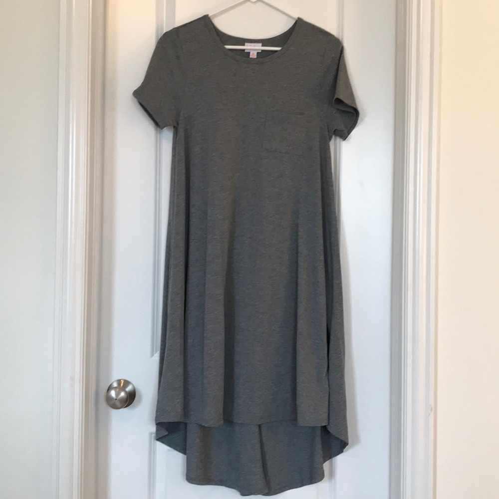 Like New! Lularoe solid grey Carly